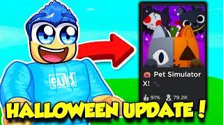 The PET SIMULATOR X HALLOWEEN UPDATE IS HERE!