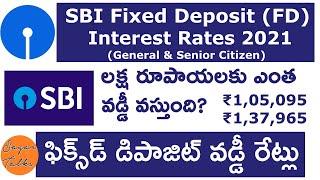 SBI Fixed Deposit | SBI FD Interest Rates for 2021 | SBI Fixed Deposit in Telugu | FD Calculator