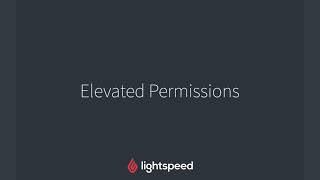 Using Elevated Permissions