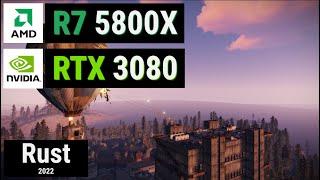 Ryzen 7 5800X + RTX 3080 = RUST [1080p / 4K]