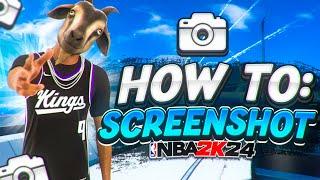 EASIEST WAY TO GET SCREENSHOTS in NBA 2K24! HOW to TAKE THE BEST SCREENSHOTS in NBA 2K24!