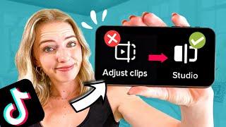 Adjust Clips Button MISSING!? EASY TikTok Studio Tutorial