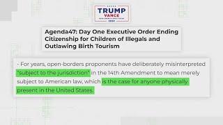 Donald Trump plans to change birthright policies announced via social post | VERIFY