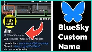 How to Create a Custom Name on BlueSky