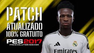 PATCH PES 2017 ATUALIZADO TEMPORADA 2025 COM PLACARES REAIS, FACES E UNIFORMES | PES 2017 PC FRACO