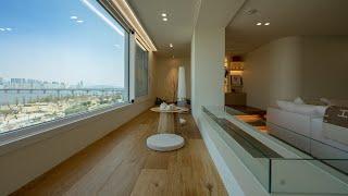 감동이 있는 역대급 한강뷰 아파트 구조변경으로 한강뷰를 확보한 72평 고급주택 리모델링 KOREA Renovation (Apartement Seoul) 인테리어 디자인