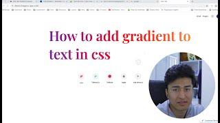 How to add Gradient to Text in CSS