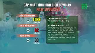 Cập nhật tình hình dịch Covid-19 ngày 28/08/2020: Thêm 2 ca nhiễm Covid-19 mới | VTC14