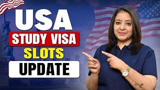 USA  STUDY VISA SLOTS UPDATES | STUDY VISA UPDATES 2024 |  USA CANADA UK | THE VISA OFFIC