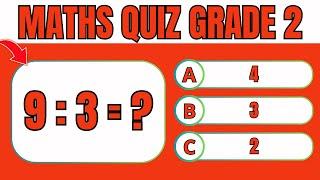 Fun and Easy Maths Quiz for Grade 2 | Test Your Skills with 20 Questions!