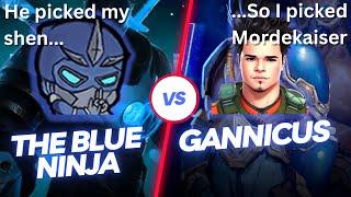 The Blue Ninja Shen vs Gannicus - I met the Grandmaster Legend in SoloQ D2 elo