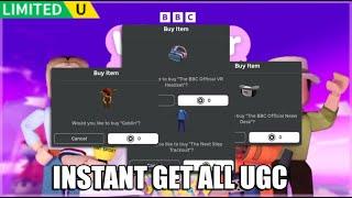 (FREE LIMITED) The BBC Official Wonder Chase Script Hack • Instant Get All UGC [Roblox]