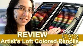 Artist's Loft Colored Pencil Review + Swatching