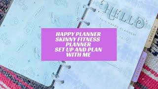 Happy Planner Skinny Fitness Set Up and Plan with Me!