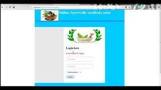 Online Ayurvedic Medicine Management System | Student Projects