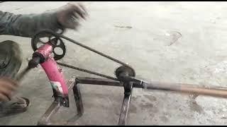 PEDAL OPERATED HACKSAW MECHANICAL PROJECT INNOVATIVE CALL 9866548910