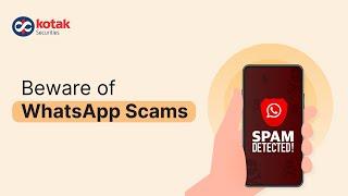 Beware of whatsapp scam and other social media frauds | Kotak Securities