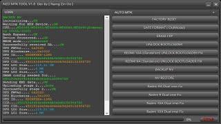 NZO MTK Tool V1.0 Dev By [Naing Zin Oo] 2023 Redmi Dual IMEI Fix Issue A Correction