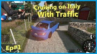 Cruise on Italy with Sunburn | BeamNG.drive 0.22.1 | G29 | #1