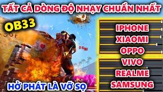 Tất Cả Dòng Độ Nhạy Chuẩn Nhất Free Fire OB33 Cho Mọi Loại Máy - Hở Phát Là Vỡ Sọ