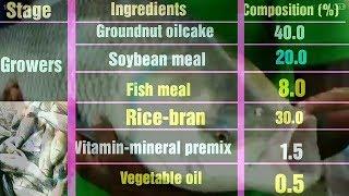 On Farm Home made Fish Feed formulation