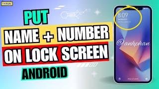 How to Put Your Name on Android Lock Screen