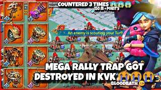 MEGA RALLY TRAP GOT COUNTRED IN KVK | #rallytraplordsmobile #rallytrap #lordsmobile