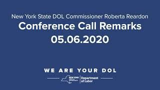 Statement by NYS DOL Commissioner Roberta Reardon 05/06/2020