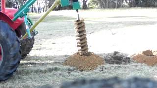 Hayes post hole digger standard demo