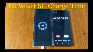 LG Velvet 5G Charge Time