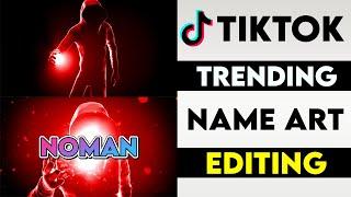 Tiktok Name Video Editing | Capcut Mein Name Video Editing Kaise Kare