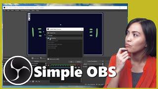 OBS Studio 2021 - Simple design with Audio Visualizer