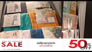 Alkaram Studio summer clearance sale 50% off