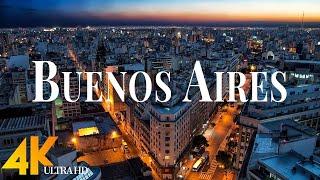 Buenos Aires 4K drone viewAmazing Aerial View Of Buenos Aires | Relaxation film with calming music