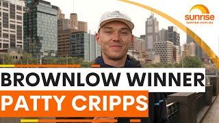 Patrick Cripps speaks to Sunrise after winning second Brownlow | Sunrise