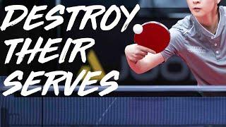 How to Attack the Serve with Pips | Table Tennis Tutorial