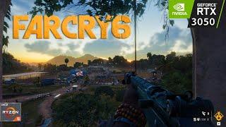 Far Cry 6 on RTX 3050 laptop 75W + Ryzen 5 5600h : All Graphics Settings 1080p