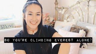 teenage girl climbing mount everest alone? || Mei-Ying Chow