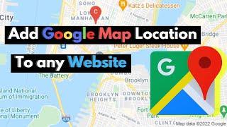 How to Add a Google Map Location to a Website