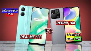 Realme c33 VS Xiaomi Redmi 10a Comparison #realme #xiaomi