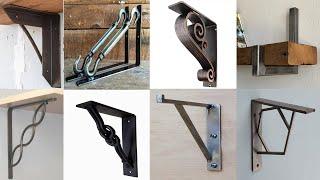 90 DIY Shelf Brackets – How To Build A Shelf Bracket - Metal shelves brackets