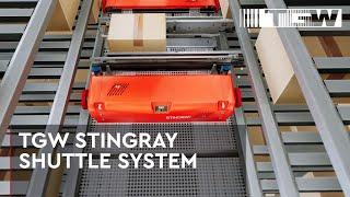 Stingray - powerful shuttle system for totes, cartons and hanging goods  | TGW