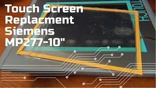 Restoration - TouchScreen Replacement SIEMENS MP277 10"(Repair) [Do it yourself]