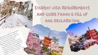 STUDENT VISA JAPAN BASIC REQUIREMENTS