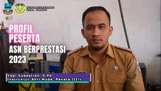 Profil Yopi Subastian - DISNAKERTRANS - Peserta ASN Berprestasi 2023 PEMKAB Garut