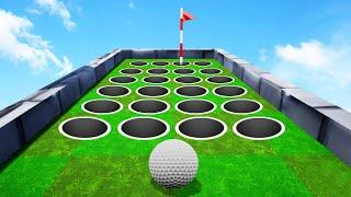 DODGE The FAKE Holes To WIN! (Golf It Troll Map)