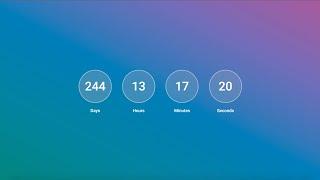 Countdown Timer - HTML, CSS & JavaScript