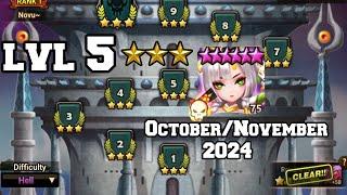 TOA Hell 3 Star Clear STAGE 5 GIOU October/November 2024 Summoners War