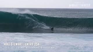 Mike Stewart at Pipeline, February 13, 2021