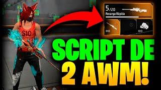 2024  MACRO DE AWM  SCRIPT DE 2 AWM  EMULADOR FREE FIRE